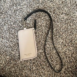 Kate Spade lanyard wallet